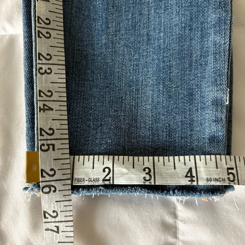 J. Crew Jeans Skinny 10” High Rise Raw Hem Sz 28 Inseam-26”